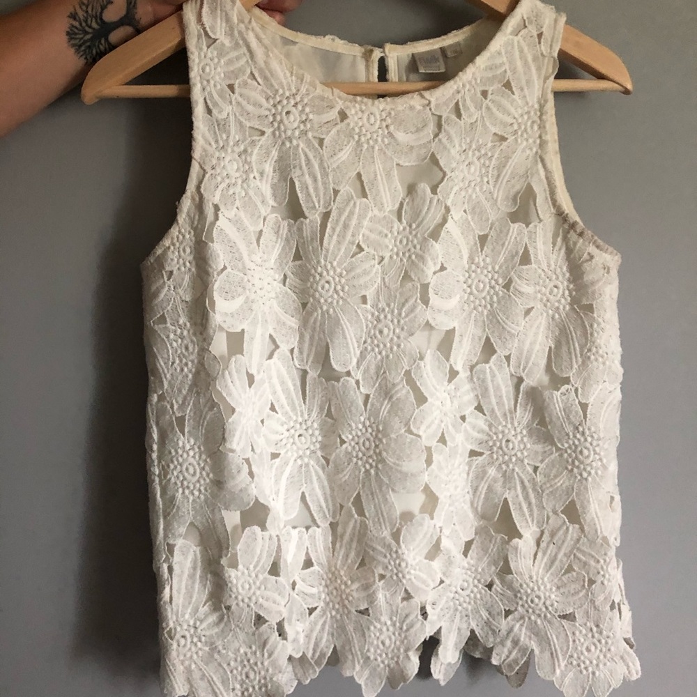 SIMONS WHITE BLOUSE